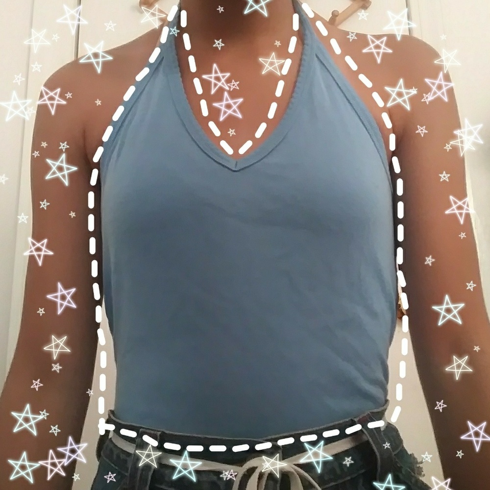 Banana Republic Tie up Halter Neck Top